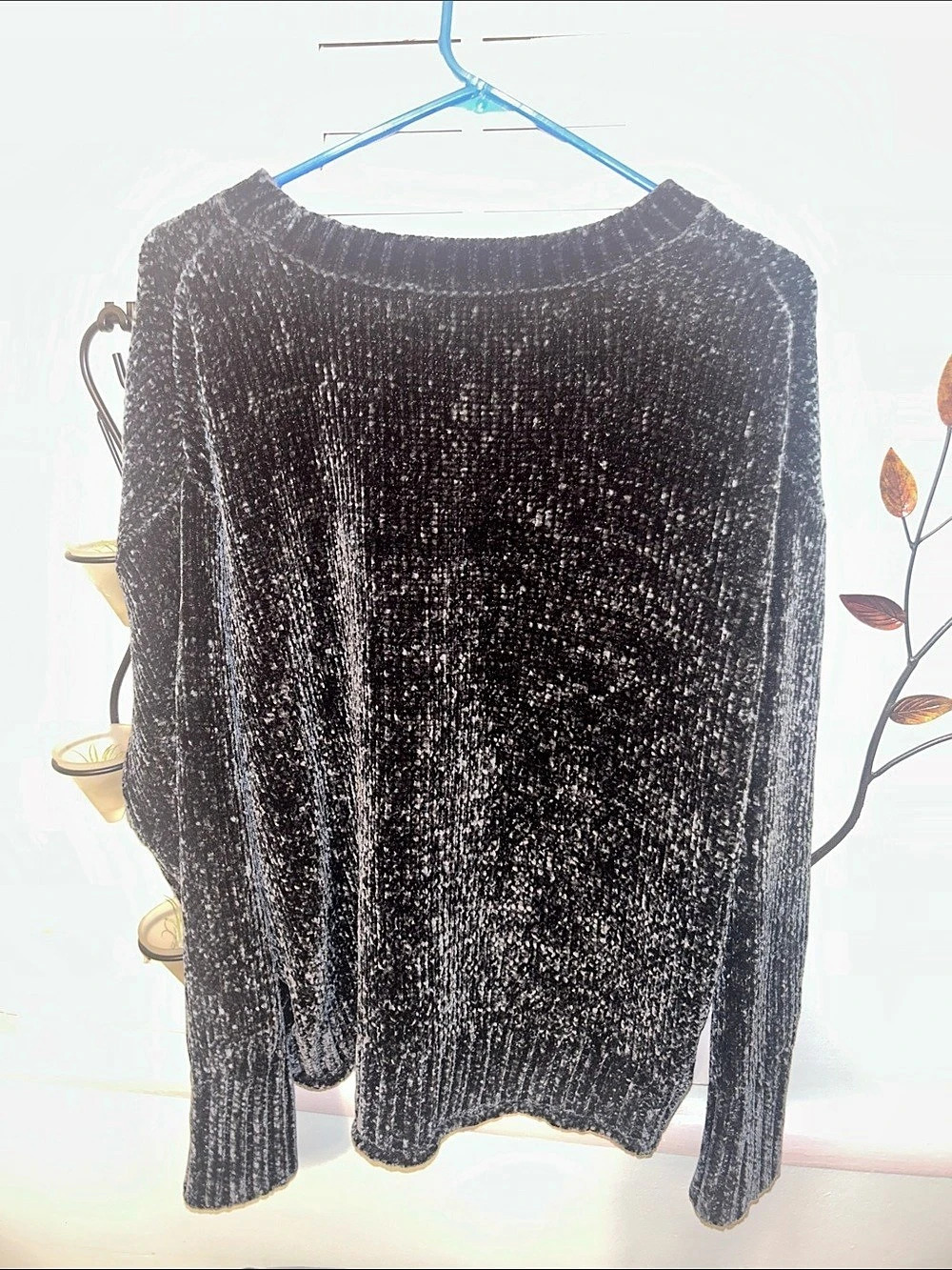 Philosophy Chenille Crew Neck Sweater in dark Green Like New